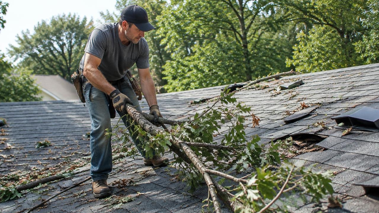 roof fixing after storm damage in Jersey City