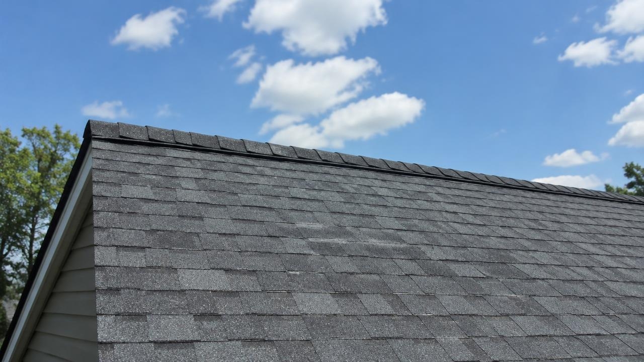 finished roof repairs on a Jersey City home