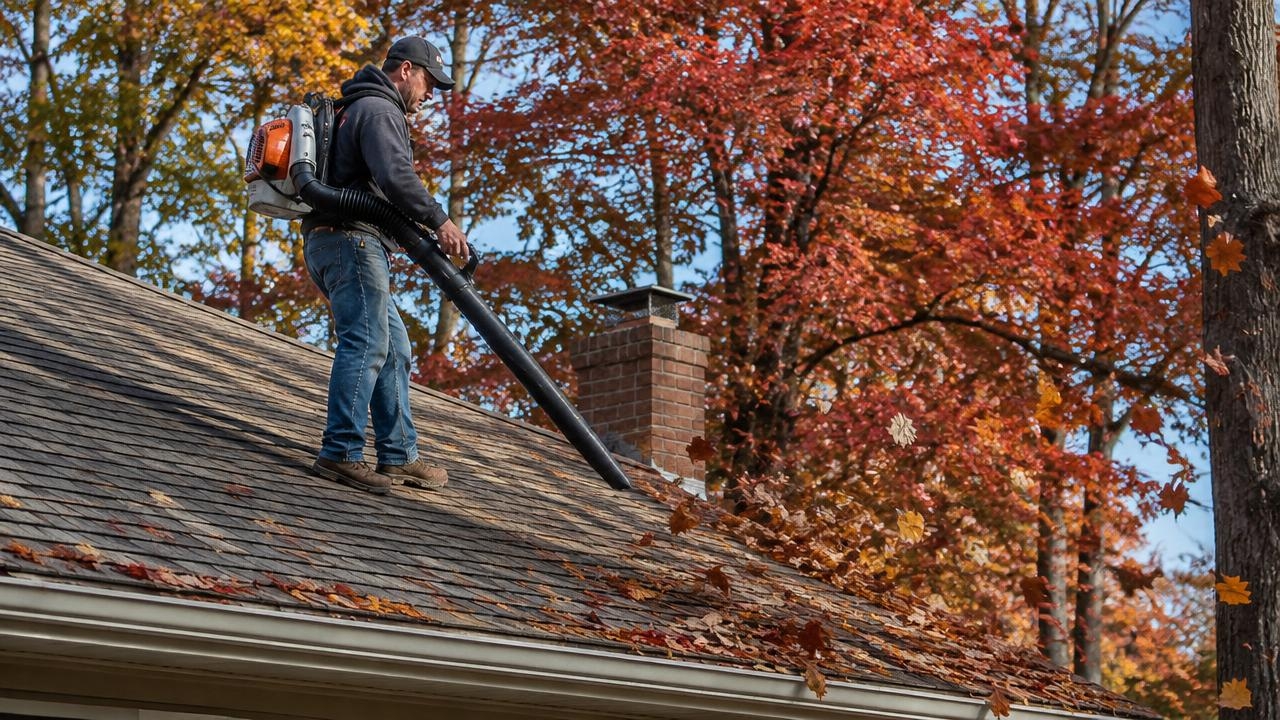 roof Maintenance Check in Fall in Jersey City