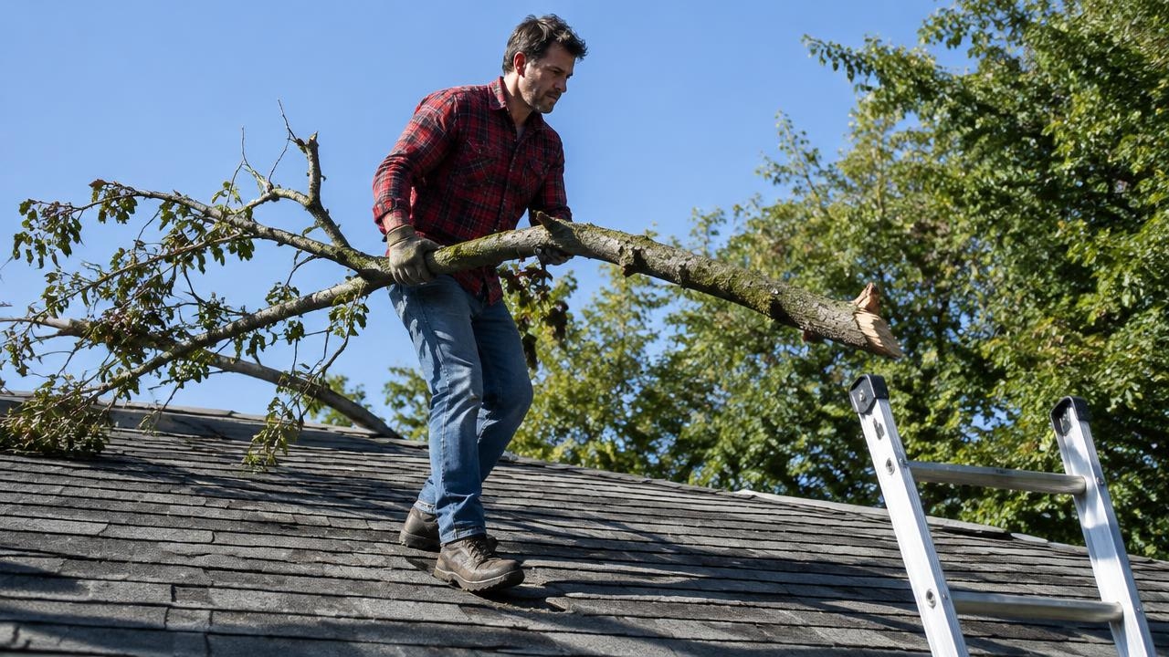 urgent Roof Repair After a Fallen Branch in Jersey City