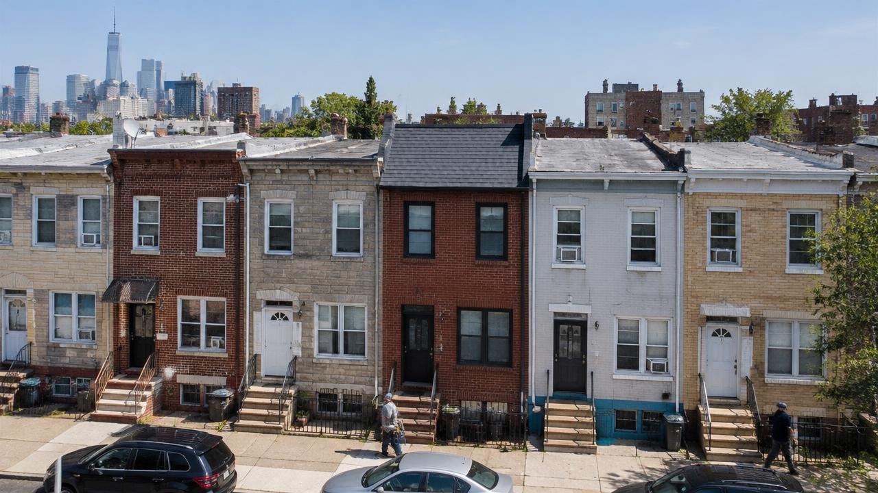 roof Restoration Work on a Jersey City Row Home