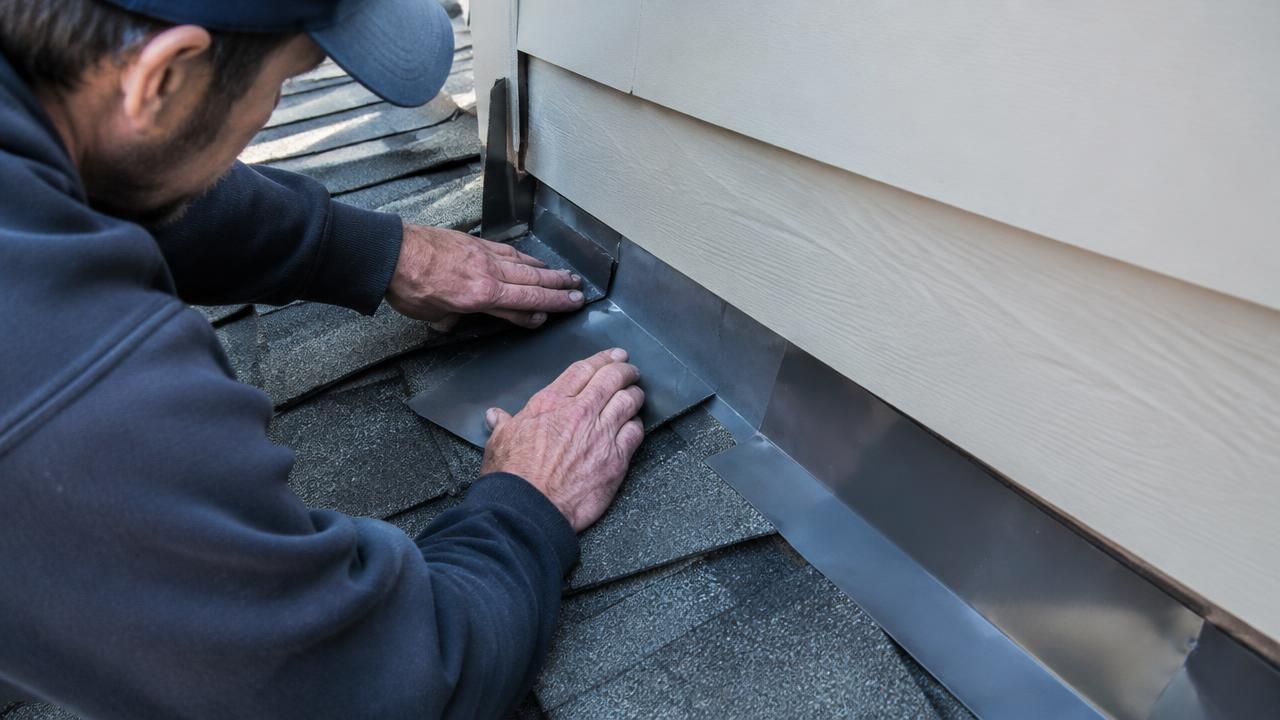 step Flashing Repair Along a Jersey City Dormer