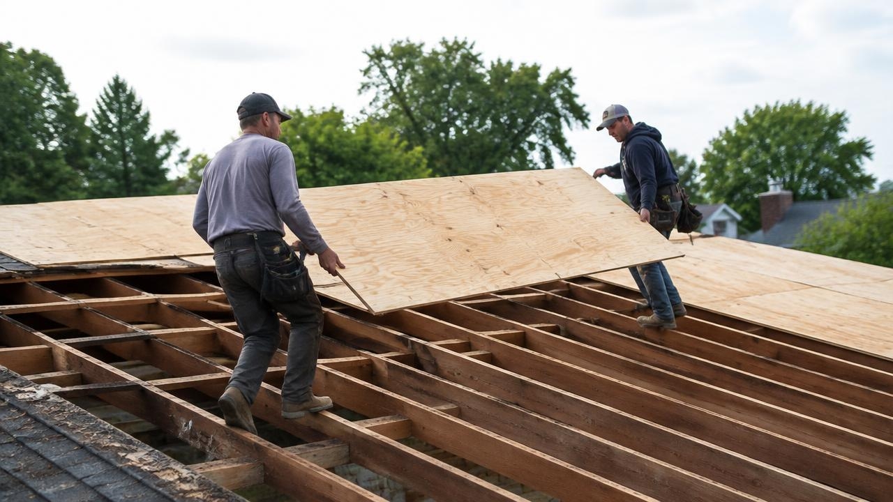 roof Deck Plywood Replacement in Jersey City