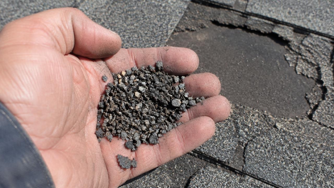 granule Loss Inspection on a Jersey City Shingle Roof