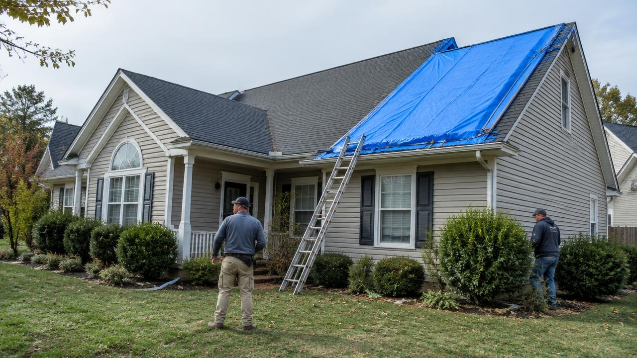 temporary Tarping After Storm Damage in Jersey City