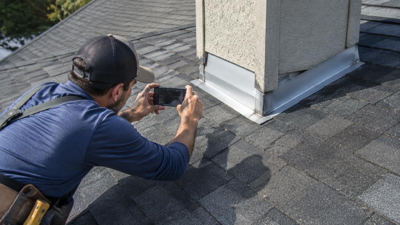 roof Repair Estimate Photos Taken in Jersey City